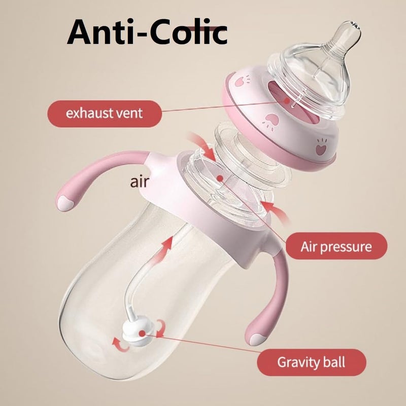 Oberni Wide Neck Baby Bottle with Handles - Image 4